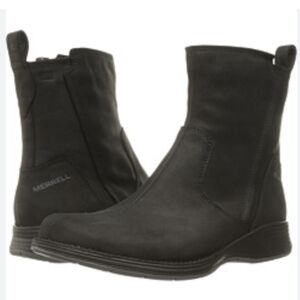 Merrell Travvy Leather Boots, Excellent Sole, Waterproof, Size  7